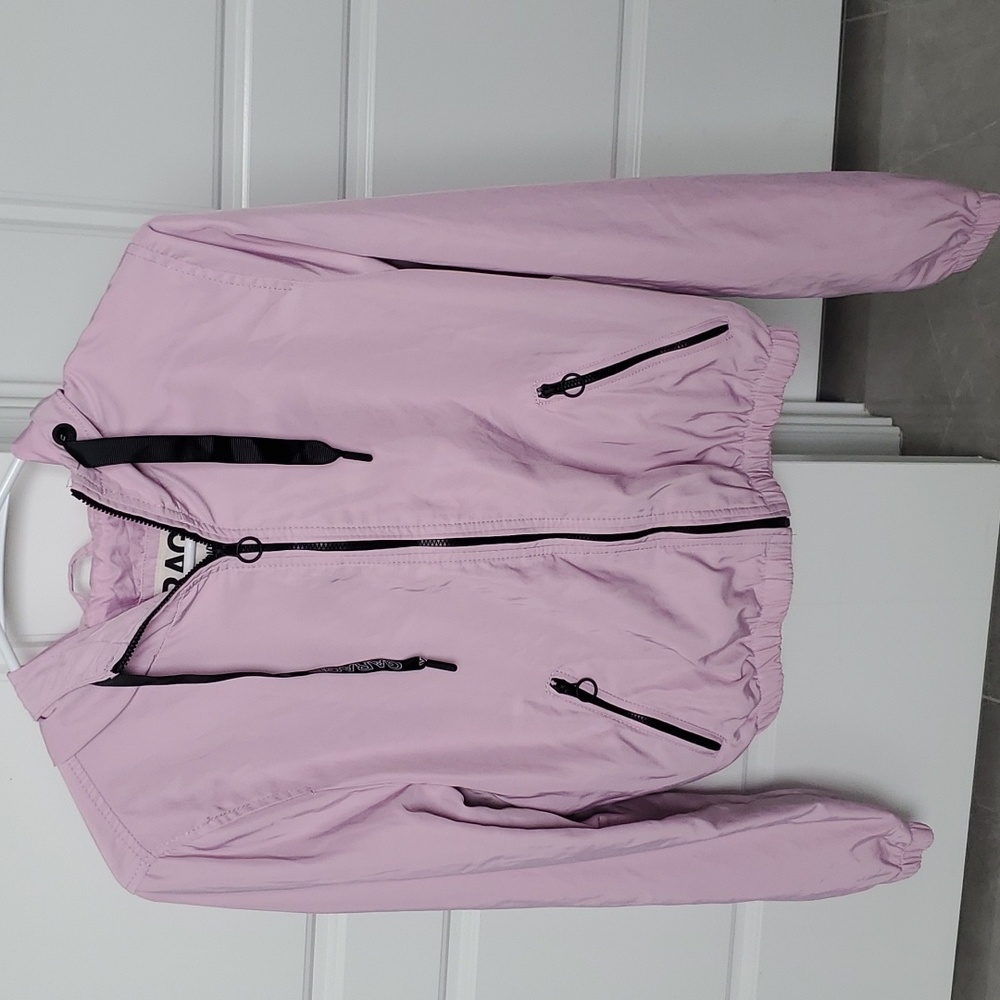 Lilac Windbreaker Zip-Up Jacket